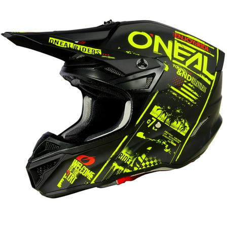 Casco 5 Series Attack V.23, Negro/Neón