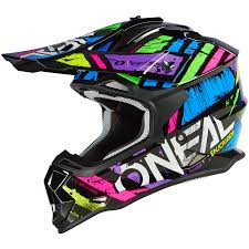 Casco 2SRS Youth Glitch V.23, Negro/Neón